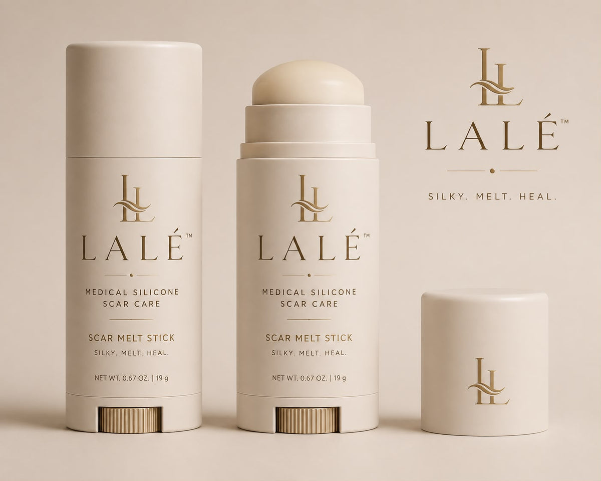 LALE Scar Melt Stick — Silky Care. Visible Confidence.